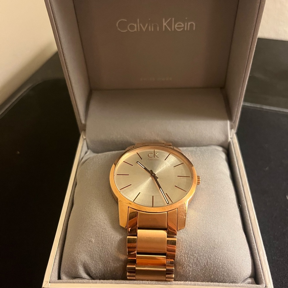 Calvin Klein Rose Gold Watch